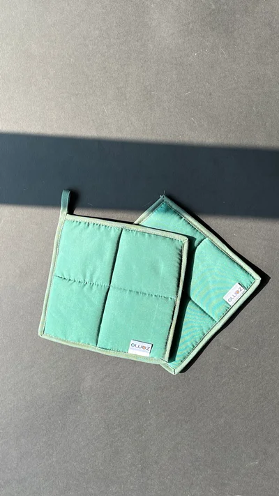 دستگیره آشپزخانه مینیمال رنگ سبز