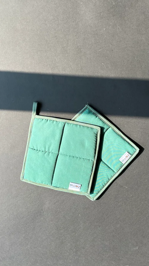 دستگیره آشپزخانه مینیمال رنگ سبز