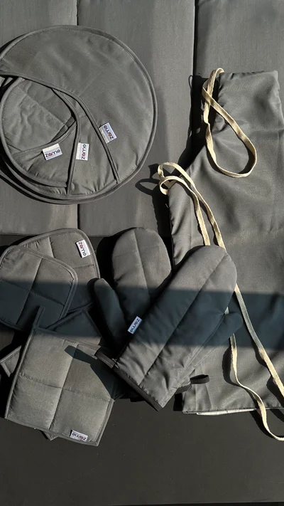 سرویس آشپزخانه مینیمال رنگ طوسی متوسط