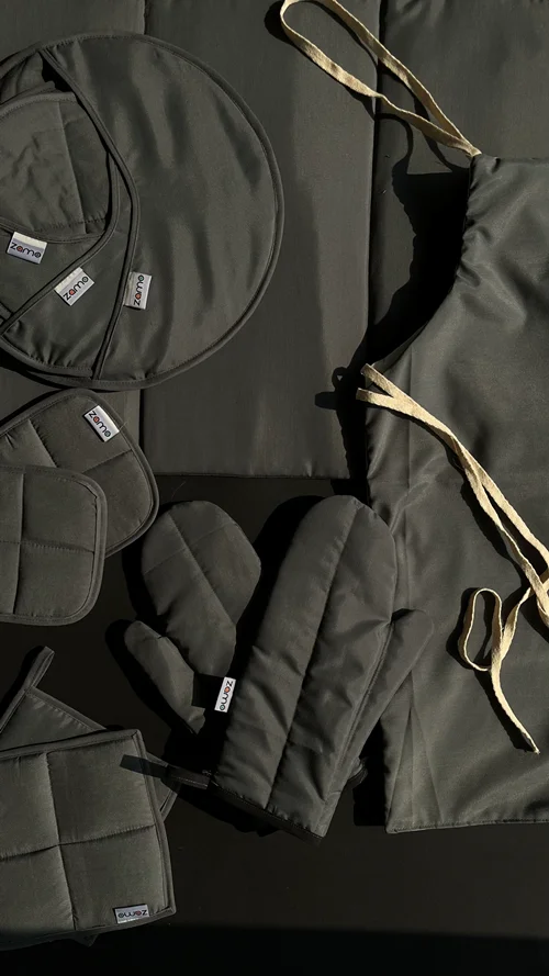 سرویس آشپزخانه مدل مینیمال طوسی تیره